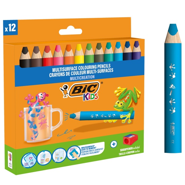 BIC Kids Multisurface Pencils 12pk - Image 1