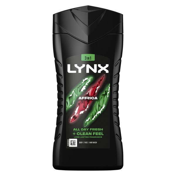 Lynx Shower Gel Africa 225 ml - Image 1
