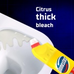 Domestos Citrus Fresh Thick Bleach disinfectant that eliminates 99.99% of bacteria and viruses* unstoppable limescale prevention 750 ml - Image 3