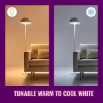 WiZ Smart Colour Bulb, E27, 8.5W, Tunable, Motion Sensor with App, Connected WiFi Works with Alexa, Google Assistant & HomeKit, App Control for Home Indoor Lighting, Bedroom, 2Pack - Image 3