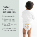 Kit & Kin Premium Eco Nappy Pants Size 7 | 17+ kg / 37+ lbs | Maxi Pull Ups | 12 Packs / 192 Pants | Hypoallergenic & Sustainable | Vegan & Chlorine-Free | Superior up to 12 Hour Leak Protection - Image 8