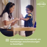 WaterWipes Sensitive+ Baby & Toddler Wipes, 720 Count (12 Packs), 3-In-1 Cleans, Cares, Protects, 99.9% Water, Textured Clean, Unscented - Image 4