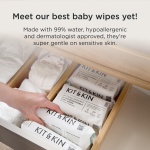 Kit & Kin Premium Eco Baby Nappies Size 6 | 14+ kgs / 31+ lbs | Pack of 192 Nappies | Plant-Based & Hypoallergenic | Superior up to 12 Hour Leak Protection | Vegan & Cruelty Free - Image 2