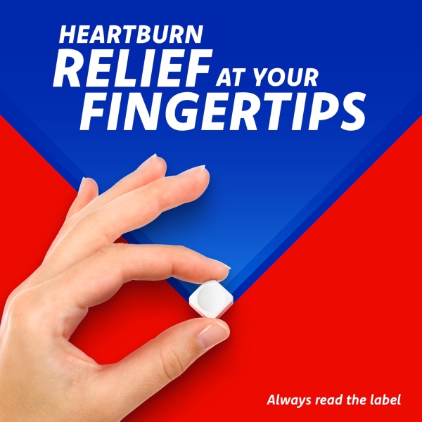Rennie Spearmint Flavour Antacid, Heartburn and Indigestion Chewable Tablets, 1 pack of 96 tablets - Gets to work in 60 seconds for fast and effective heartburn relief - Image 10