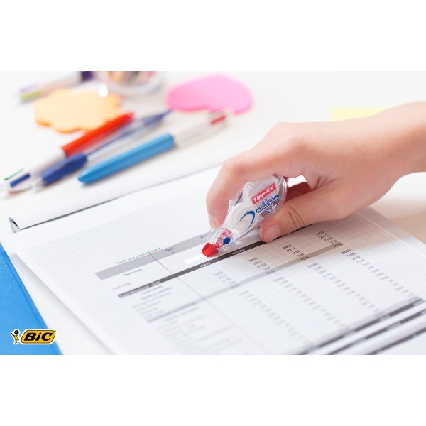 Bic Tipp-Ex Mini Pocket Mouse Correction Tape – Pack of 2 + 1,white - Image 2