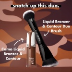 e.l.f. Camo Liquid Bronzer & Contour, Highly Pigmented, Natural-Looking Glowy Finish, Long-Lasting, Rounded Applicator, Vegan & Cruelty-Free, 1 Fair - Image 4