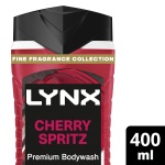 Lynx Fine Fragrance Collection Cherry Spritz Premium Body Wash Body Cleanser shower gel with a cherry, red apple & amber scent for 12 hours of freshness 400 ml - Image 6