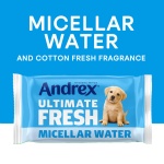 Andrex Ultimate Fresh Washlets, 12 Packs - Gentle, Biodegradable, Flushable Toilet Wipes for Everyday Hygiene, Use with Regular Toilet Roll for a Shower Fresh Clean - Image 5