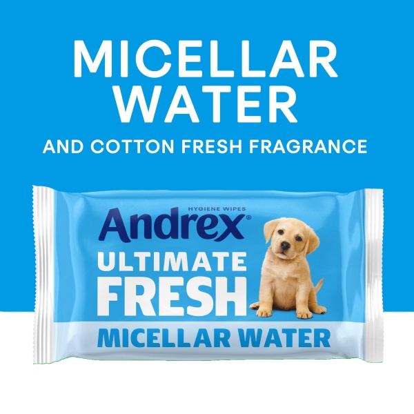 Andrex Ultimate Fresh Washlets, 12 Packs - Gentle, Biodegradable, Flushable Toilet Wipes for Everyday Hygiene, Use with Regular Toilet Roll for a Shower Fresh Clean - Image 5