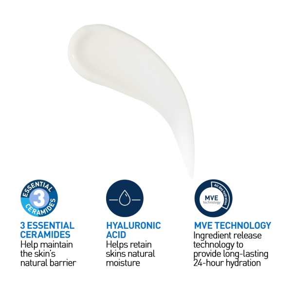CeraVe AM Facial Moisturising Lotion SPF 50 Normal To Dry Skin 52ml With UV Protection And 3 Essential Ceramides - Image 4