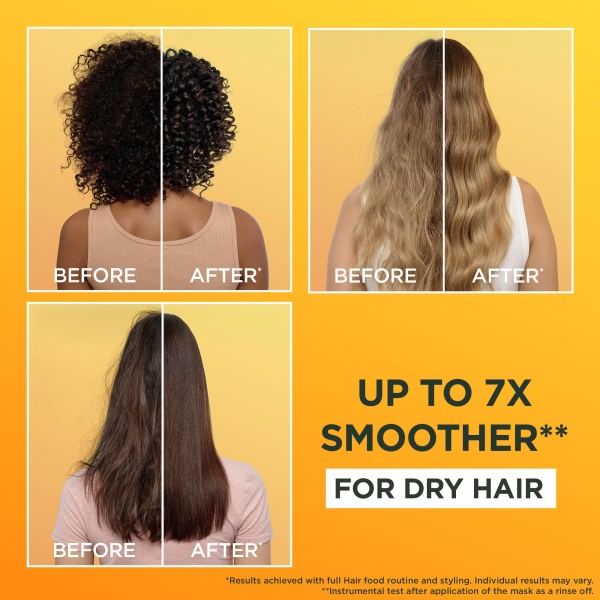 Garnier Hair Food Multi-use Hair Treatment Mask, Nourishes and Conditions, Ideal for Dry Hair, No Silicones, Vegan Formula, Banana, Ultimate Blends, 400ml - Image 9