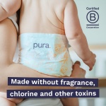 Pura Eco Baby Nappies - Size 6 (13kg+ / 29lbs+), 6 x 20 Nappies (120 Total), Monthly Pack, Ultra Soft Nappies for Sensitive Skin, Organic Cotton, Up to 12hrs Leak Protection, New Size Guide - Image 8