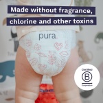Pura Eco Nappy Pants - Size 6 (15kg+), 18 Nappies, Pull Up Disposable Baby Nappies for Sensitive & Allergy Prone Skin, Hypoallergenic, Fragrance Free, Easy-Tear Side, New Size Guide - Image 8