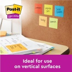 Post-it Super Sticky Notes, Stick Longer Without Falling, 76 mm x 76 mm, 6 Pads, 540 Sheets, Yellow, Blue, Green, Pink, Orange Colors - Self-Sticking Notes for Walls, Monitors and Fridge - Image 10