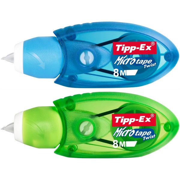 Tipp-Ex Micro Tape Twist - Assorted Colours (Value Pack of 2, Plus 1 Free) - Image 6