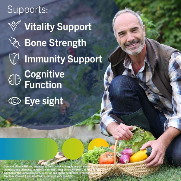 Centrum Advance 50+ Tablets Multivitamin & Mineral Supplements, with 24 essential nutrients, including vitamin D, C, Zinc, 180 ct - Image 4