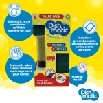 Dishmatic Value Pack Kit – 1x Refillable Washing-Up Liquid Dispensing Handle with 6X Replaceable General-Purpose Sponge Heads – Antibacterial Kitchen Washing-Up Handle with Easy-Grip Handle - Image 8