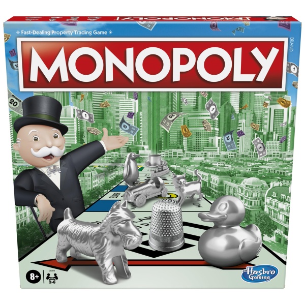 Hasbro Gaming Monopoly, Strategy Board Game for 8+ Year Old Kids, 2-6 Players, Family Games for Children and Adults - Image 1