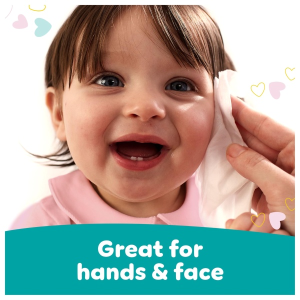 Pampers Sensitive Baby Wipes 15 Packs of 80 = 1200 Baby Wet Wipes, Unscented, For a Soft And Gentle Clean - Image 3