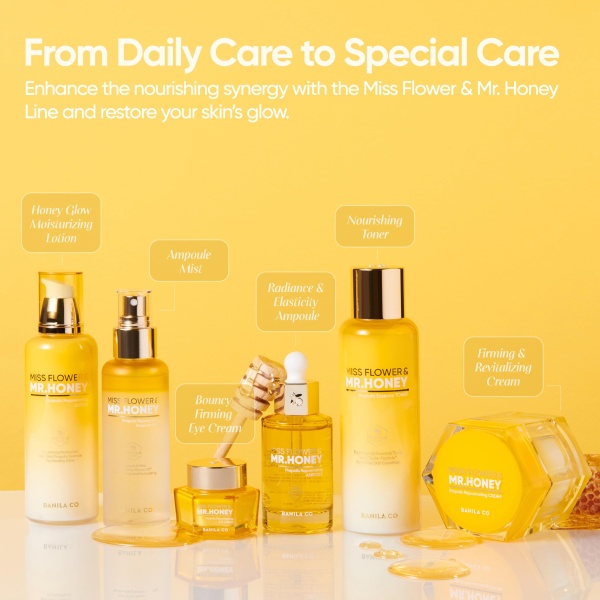 BANILA CO Miss Flower & Mr Honey Propolis Rejuvenating Lotion | Nourishing Cream with Propolis Extract & Royal Jelly | Lightweight Hydrating Korean Skincare for Youthful Radiance (150ml / 5.07 fl oz) - Image 2