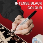 Sharpie Permanent Markers | Fine Point for Bold Details | Black Ink | 12 Marker Pens - Image 9