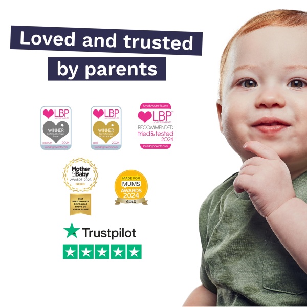 Pura Eco Nappy Pants - Size 6 (15kg+), 18 Nappies, Pull Up Disposable Baby Nappies for Sensitive & Allergy Prone Skin, Hypoallergenic, Fragrance Free, Easy-Tear Side, New Size Guide - Image 3