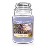 Yankee Candle Scented Candle - Lavender Vanilla Large Jar - Long Burning Candles: up to 150 Hours - Gifts for Women