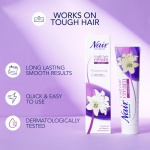 Nair Tough Hair Removal Cream - for Coarse & Dark Hair on Legs & Body - with Lily Flower Extract & Cotton Seed Oil – 200ml - Image 7