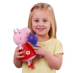 Peppa Pig, Sing With Me Peppa, Interactive Feature Plush, Musical Soft Toy with Microphone, Toys, Gift for Preschoolers - Image 2