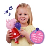Peppa Pig, Sing With Me Peppa, Interactive Feature Plush, Musical Soft Toy with Microphone, Toys, Gift for Preschoolers - Image 7