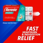 Rennie Spearmint Flavour Antacid, Heartburn and Indigestion Chewable Tablets, 1 pack of 96 tablets - Gets to work in 60 seconds for fast and effective heartburn relief - Image 14