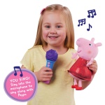 Peppa Pig, Sing With Me Peppa, Interactive Feature Plush, Musical Soft Toy with Microphone, Toys, Gift for Preschoolers - Image 3