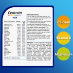 Centrum Men Multivitamin Tablets for Men, 60 Tablets, Vitamins with 23 Essential Nutrients, including Vitamin C, D and Zinc, (Packaging and Tablet colour may vary slightly) - Image 6