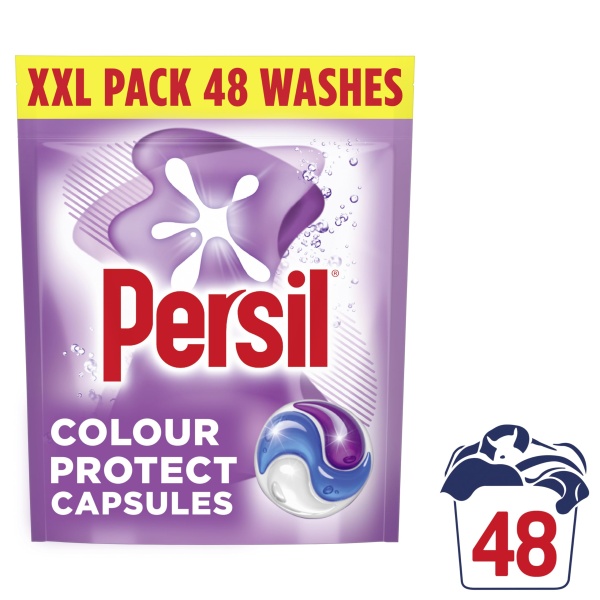 Persil Colour Protect 3 in 1 Washing Capsules keeps colours bright outstanding stain removal in quick & cold washes 48 washes - Image 6