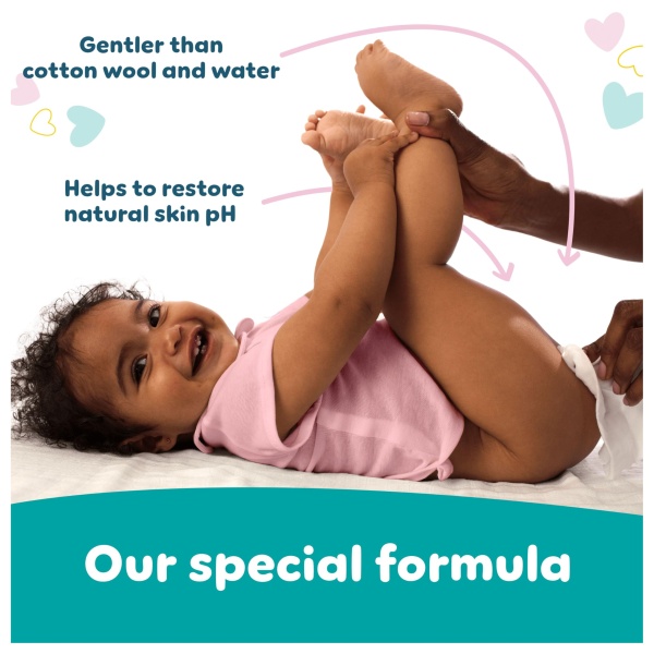 Pampers Sensitive Baby Wipes 15 Packs of 80 = 1200 Baby Wet Wipes, Unscented, For a Soft And Gentle Clean - Image 5