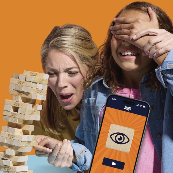 Official Hasbro Games Jenga Game with Digital Die - Image 10