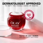 Olay Regenerist Niacinamide Day Cream Face Moisturiser SPF 30, Skincare with Niacinamide 99% Purity, Antioxidant Vitamin E, Anti Ageing Skin Care: Renews, Age Defies and Hydrates, Non-Greasy, 50ml - Image 9