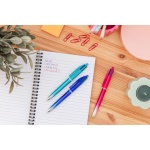BIC 4 Colours Gradient Smooth Ink Retractable Multicoloured Ball Pen Pack of 5 - Image 3