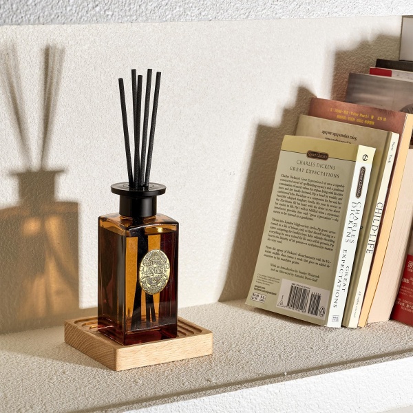 M&SENSE Luxury Reed Diffuser 180ml, Under The Fig Scented with Natural Essential Oils, Long Lasting with 7 Sticks, Non-Toxic Home Fragrance for Bedroom, Bathroom Decor, Elegant Glass Bottle - Image 7