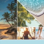 Yankee Candle Jar Candle, Wax, Beach Escape, Large jar Candle - Image 3