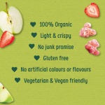 Organix Strawberry & Apple Puffcorn, Organic Toddler Snack, Finger Food, 12+ Months, Multipack, 4 x 10 g Bags Per Pack (3 Packs Total) - Image 4