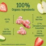 Organix Strawberry & Apple Puffcorn, Organic Toddler Snack, Finger Food, 12+ Months, Multipack, 4 x 10 g Bags Per Pack (3 Packs Total) - Image 5