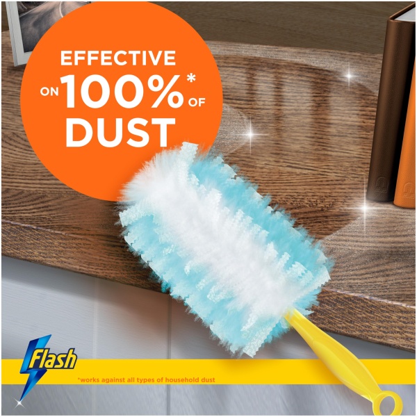 Flash Duster Dust Magnet Starter Kit (1 Handle + 13 Refills), Trap & Lock Away Dirt & Hair In No Time - Image 6
