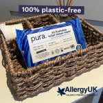 Pura Flushable Moist Toilet Tissue Wipes, 14 x 40 wipes per pack (560 Wipes) 100% Plastic Free, 99% Water Washlets, Certified Fine to Flush Biodegradable, Compostable, Vegan, Gentle, Clean, Wet Wipes - Image 5