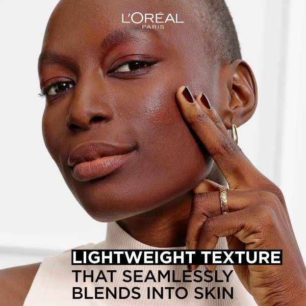 L'Oreal Paris True Match Tinted Serum Foundation, 1% Hyaluronic Acid, Hydrating Formula, Replumps Skin in 1 Hour for a Natural Glowing Finish, 30 ml, Shade 5-6 Medium Tan - Image 2